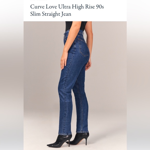 abercrombie slim straight jean (curve love) - Picture 5 of 7